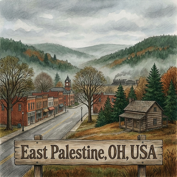 East Palestine, OH, USA cover art