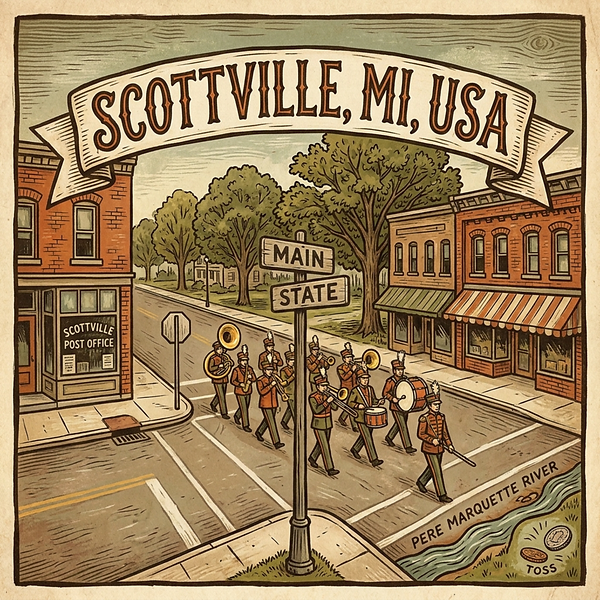 Scottville, MI, USA cover art