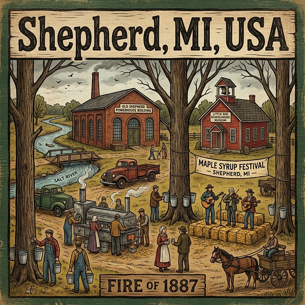 Shepherd, MI, USA cover art