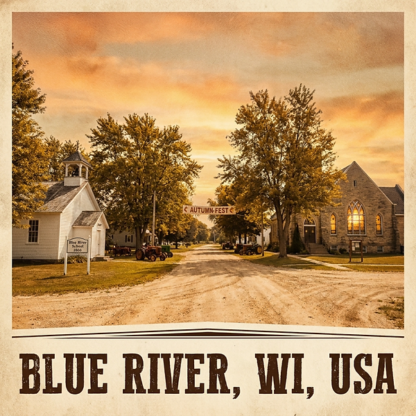 Blue River, WI, USA cover art