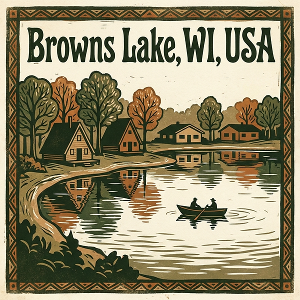 Browns Lake, WI, USA cover art