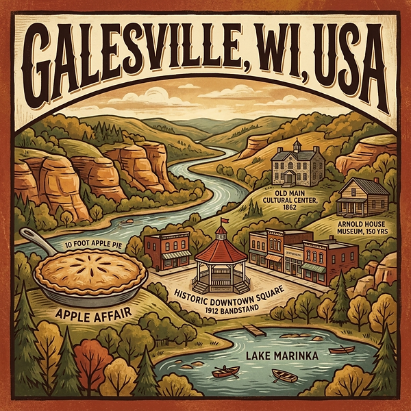 Galesville, WI, USA cover art