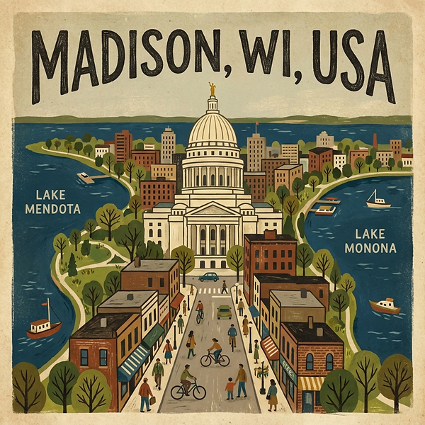 Madison, WI, USA cover art