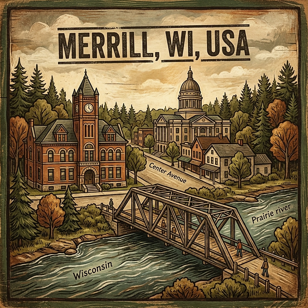 Merrill, WI, USA cover art