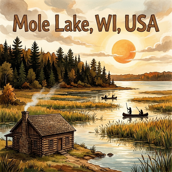 Mole Lake, WI, USA cover art