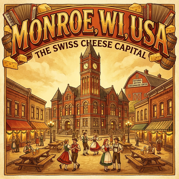 Monroe, WI, USA cover art
