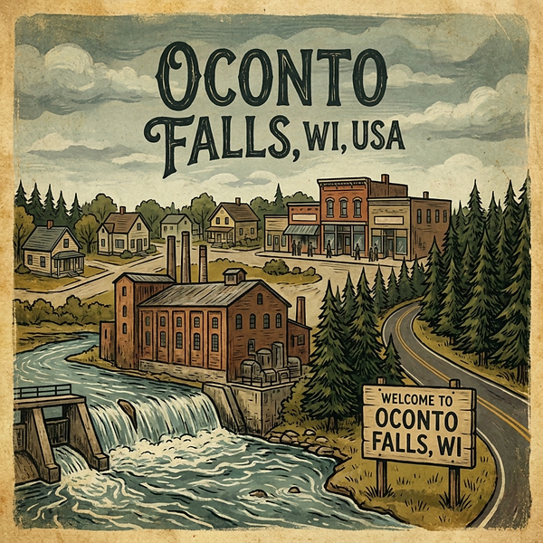 Oconto Falls, WI, USA cover art