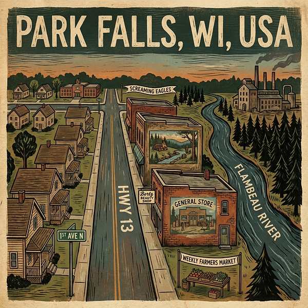 Park Falls, WI, USA cover art
