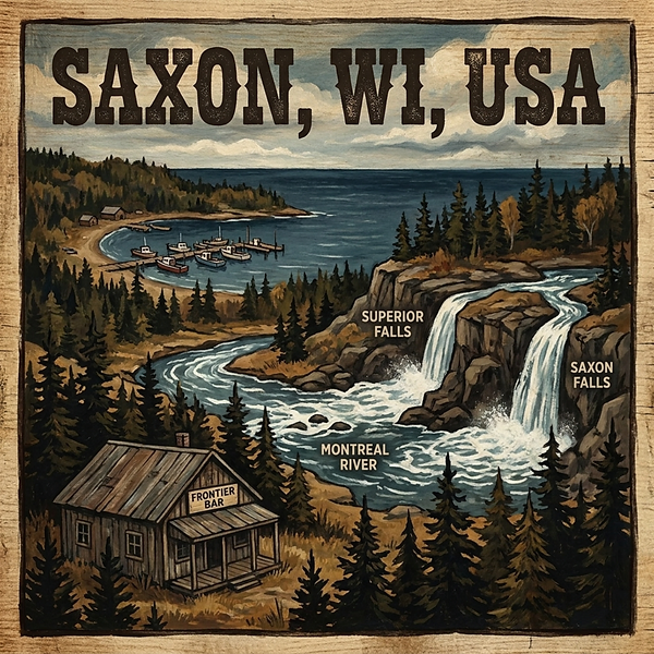Saxon, WI, USA cover art