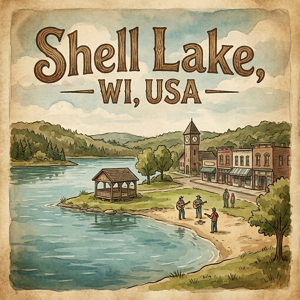 Shell Lake, WI, USA cover art