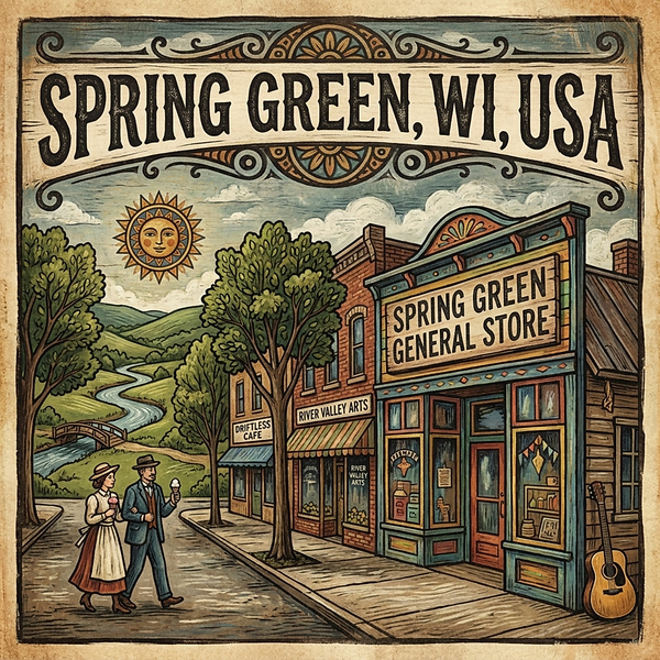 Spring Green, WI, USA cover art