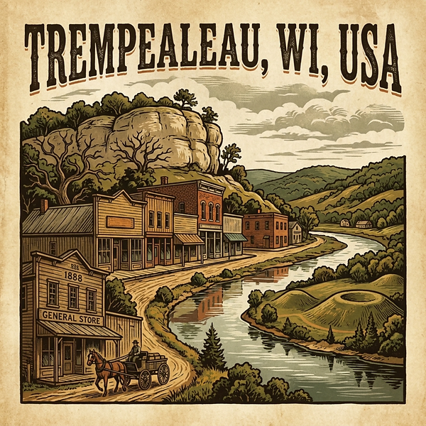 Trempealeau, WI, USA cover art