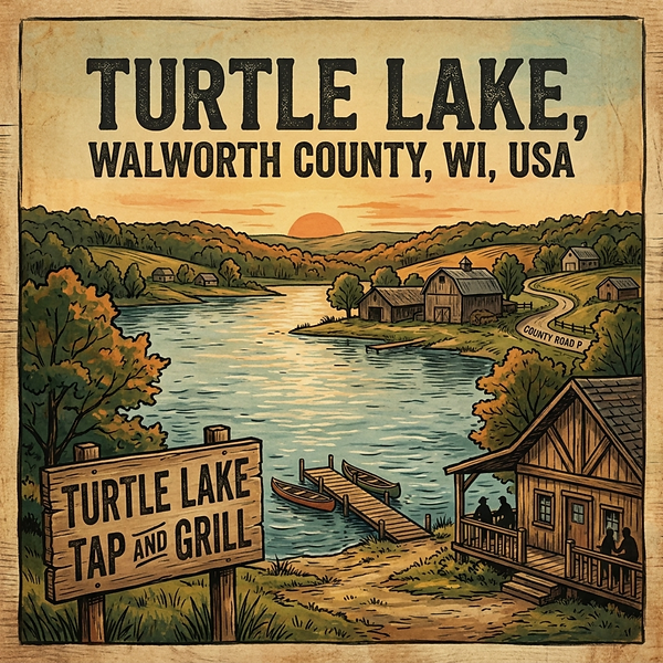 Turtle Lake, Walworth County, WI, USA cover art