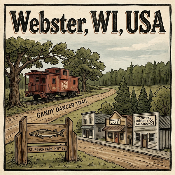 Webster, WI, USA cover art
