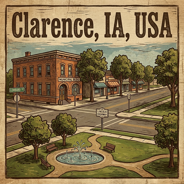 Clarence, IA, USA cover art