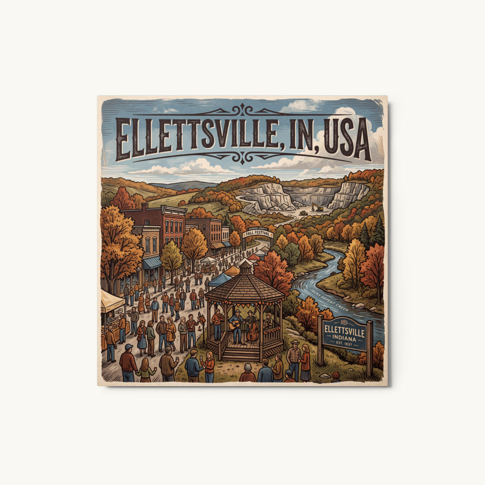 Ellettsville Metal Print
