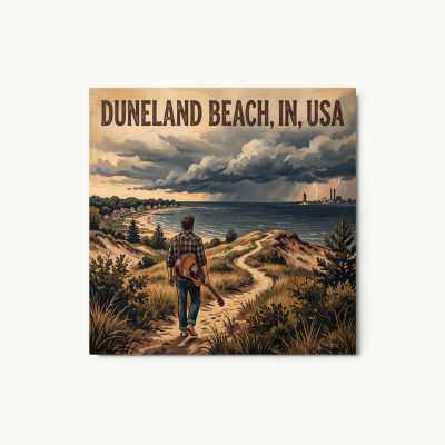 Duneland Beach Metal Print
