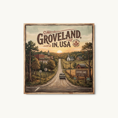 Groveland Metal Print
