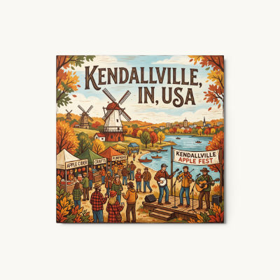 Kendallville Metal Print