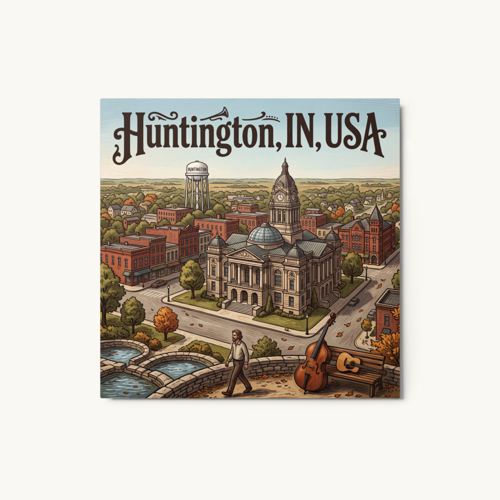 Huntington Metal Print