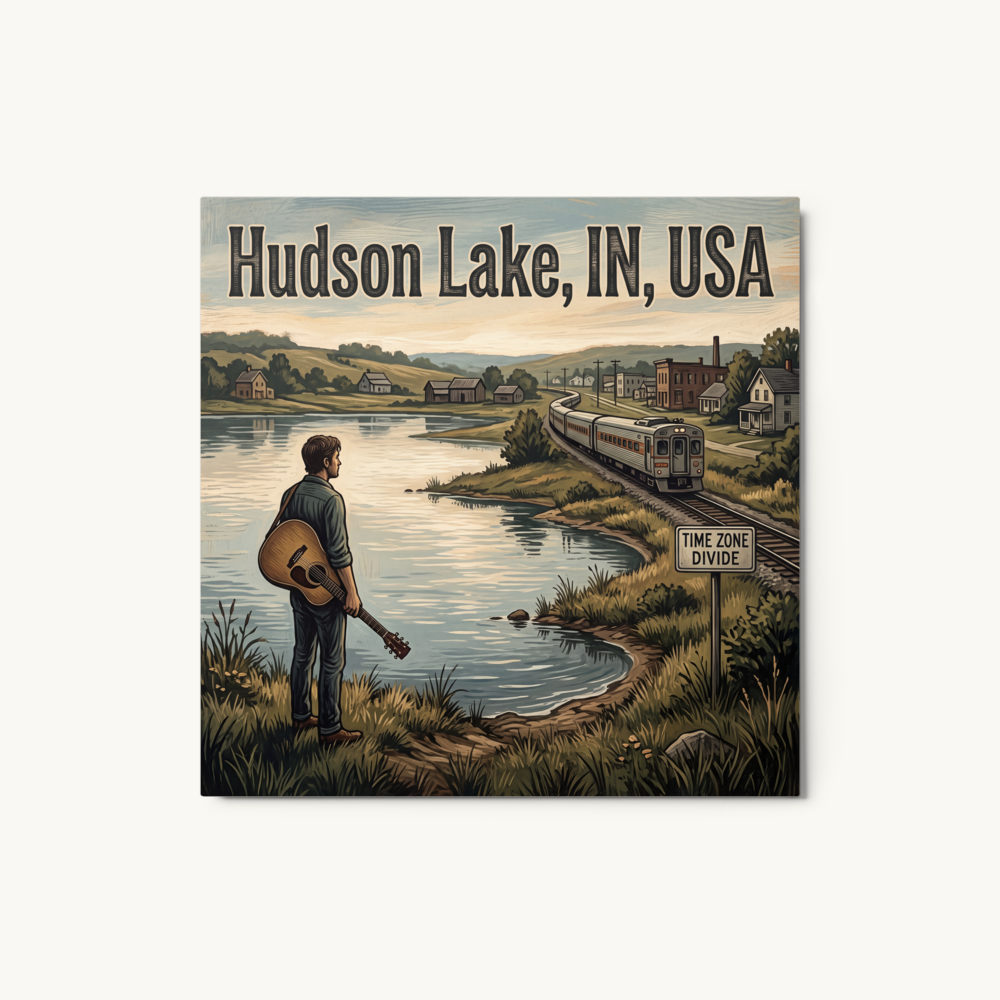 Hudson Lake Metal Print
