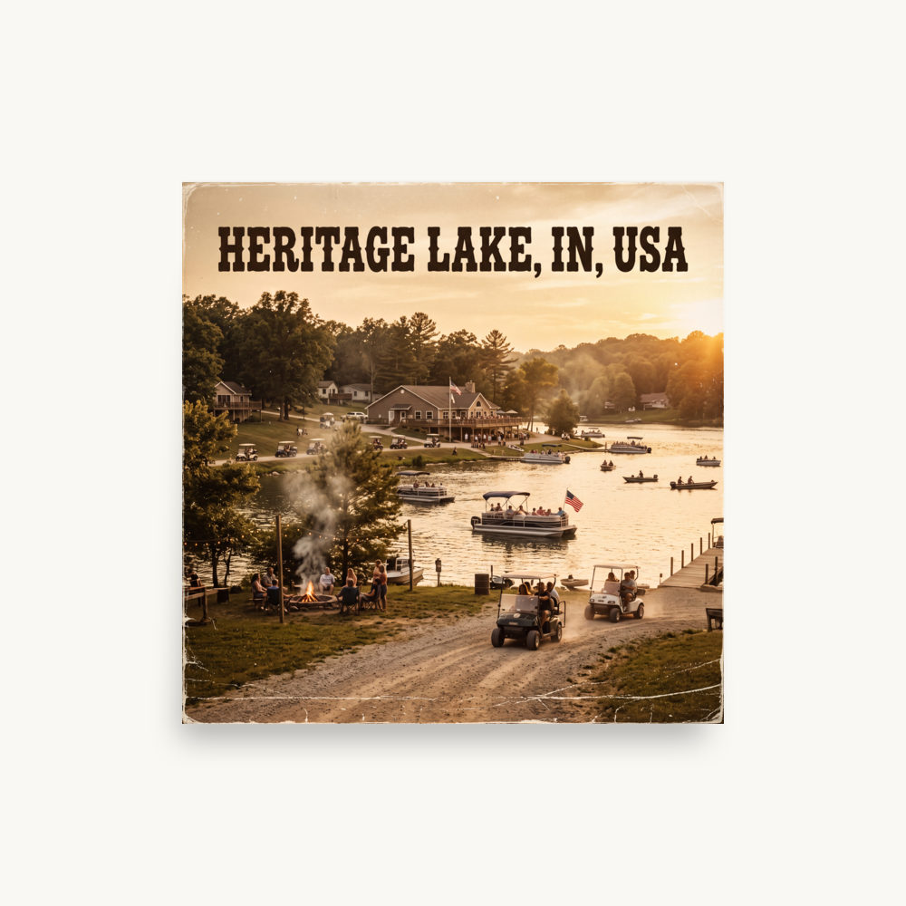 Heritage Lake Poster