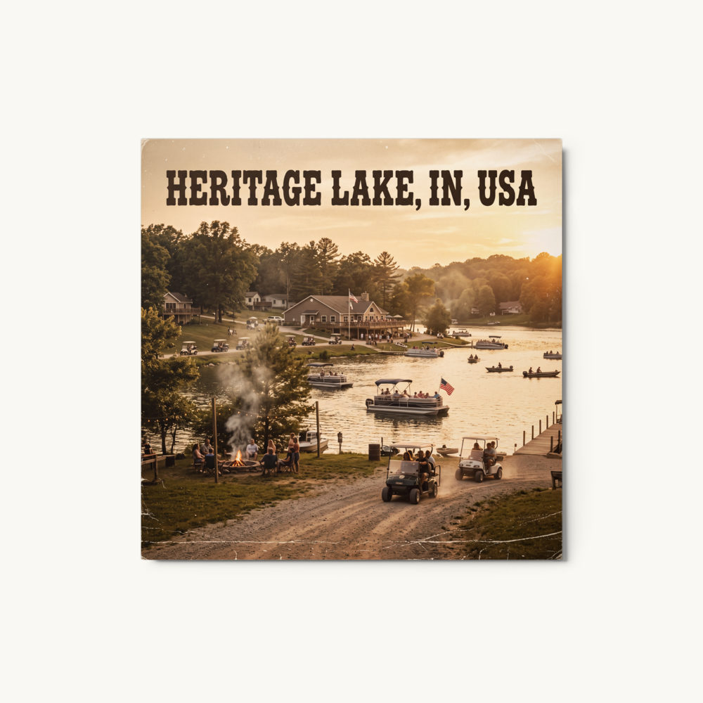 Heritage Lake Metal Print
