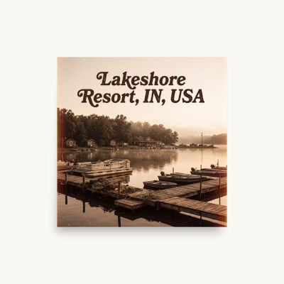 Lakeshore Resort Poster