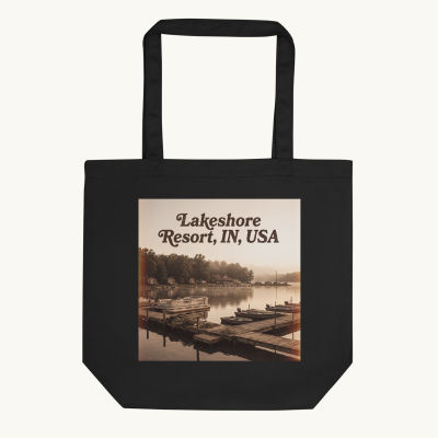 Lakeshore Resort Tote Bag
