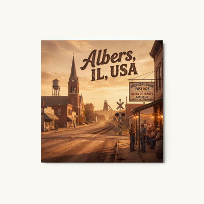 Albers, IL Metal Print