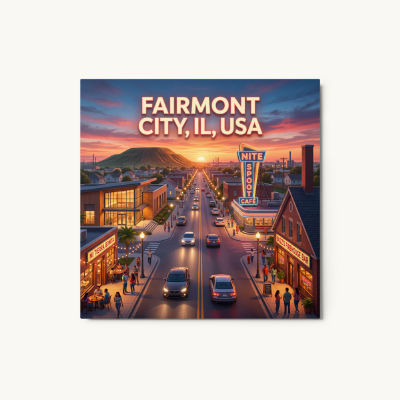 Fairmont City, IL Metal Print
