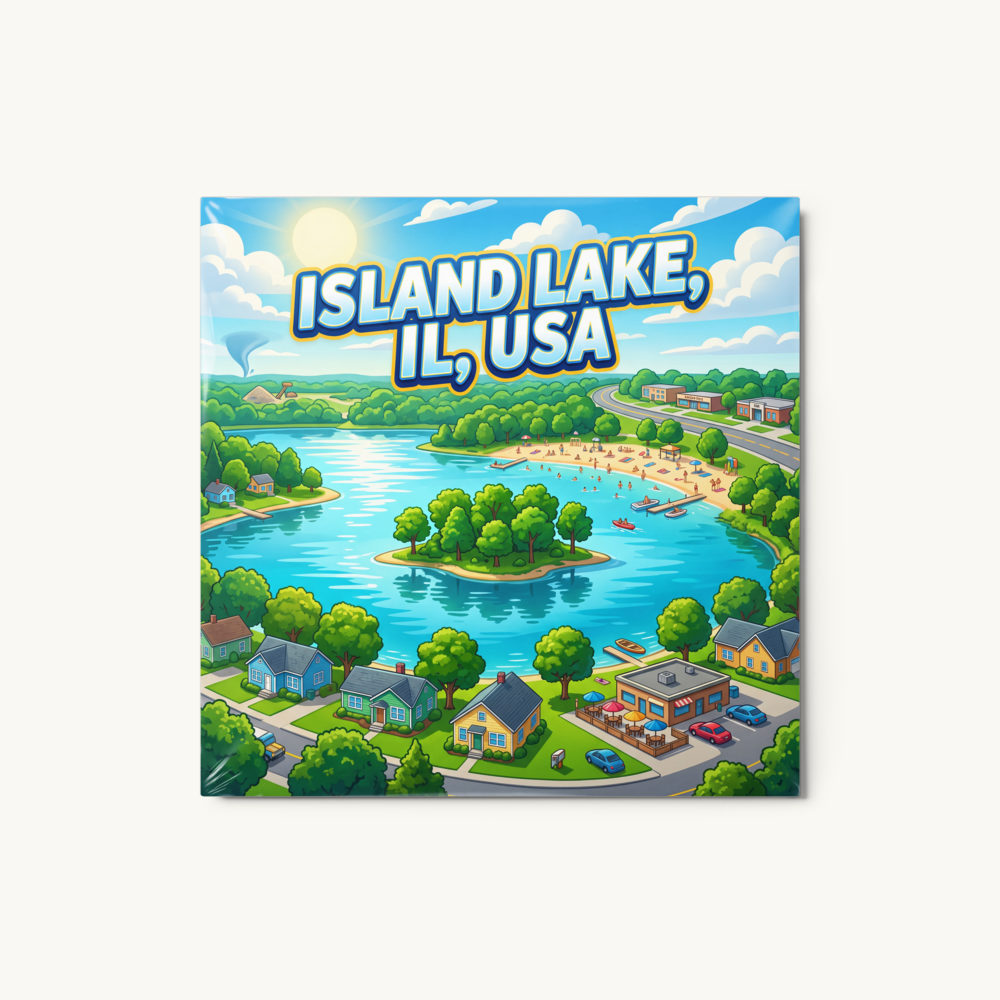 Island Lake, IL Metal Print