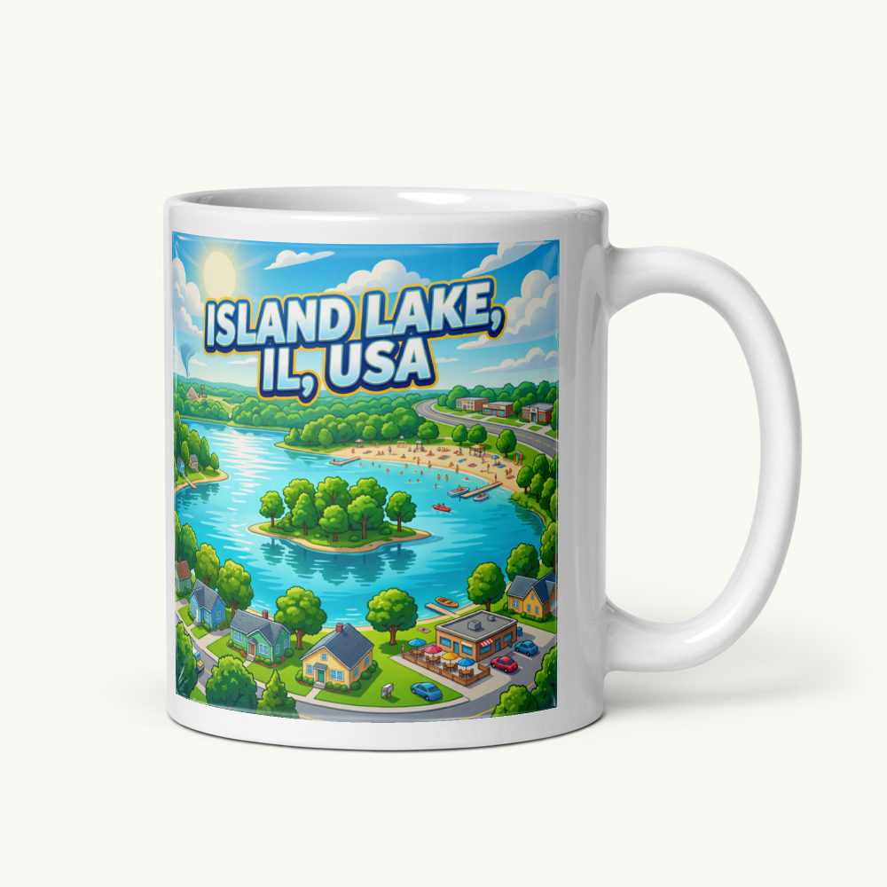 Island Lake, IL Coffee Mug