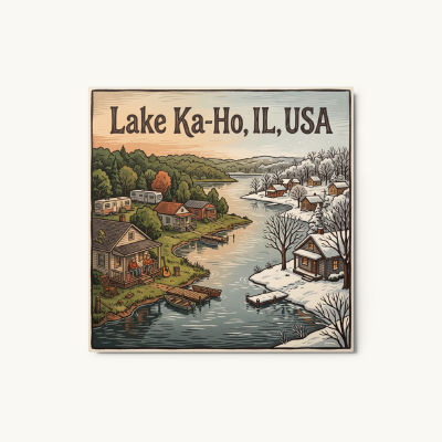Lake Ka-Ho, IL Metal Print