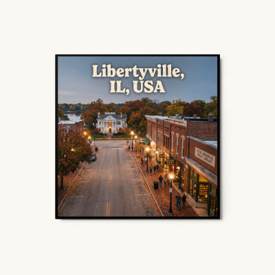 Libertyville, IL Metal Print