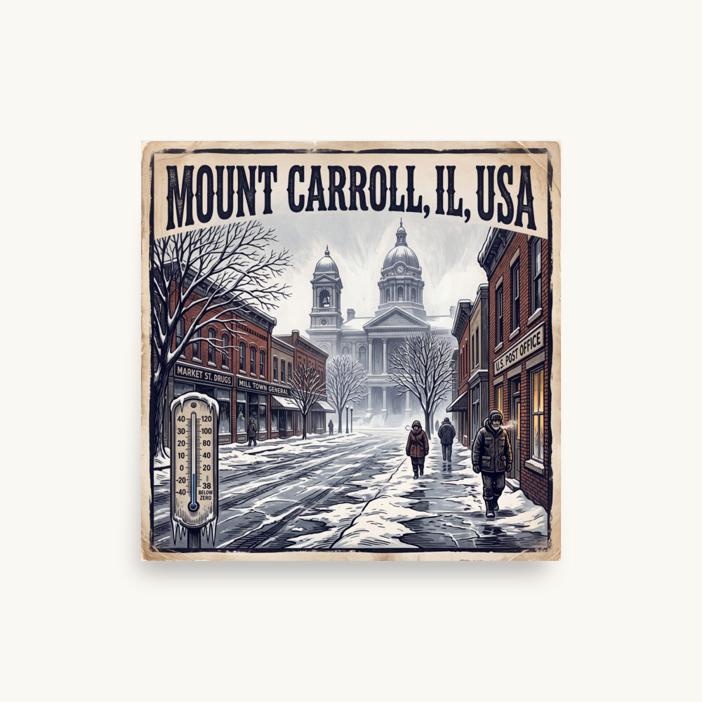 Mount Carroll, IL Poster