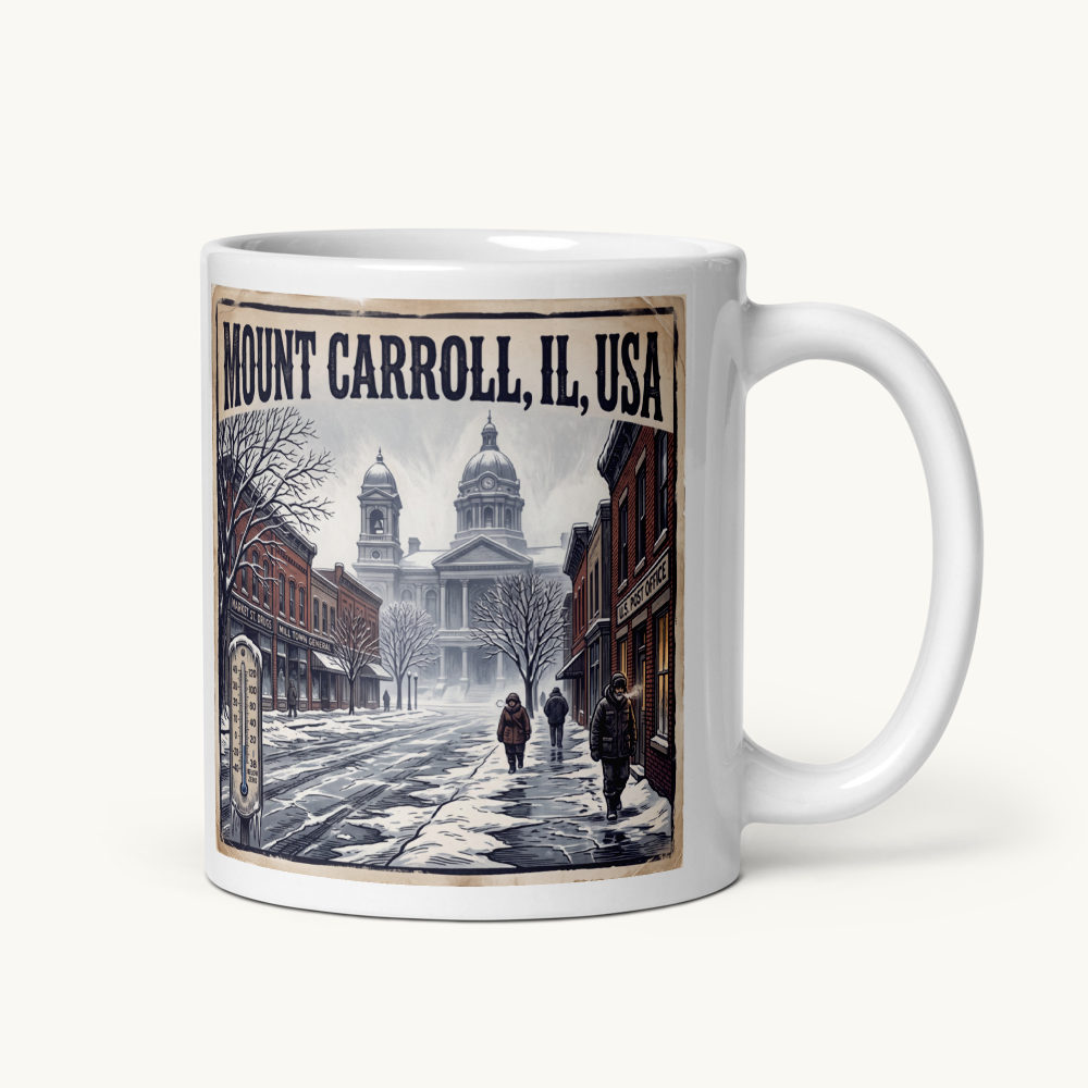 Mount Carroll, IL Coffee Mug