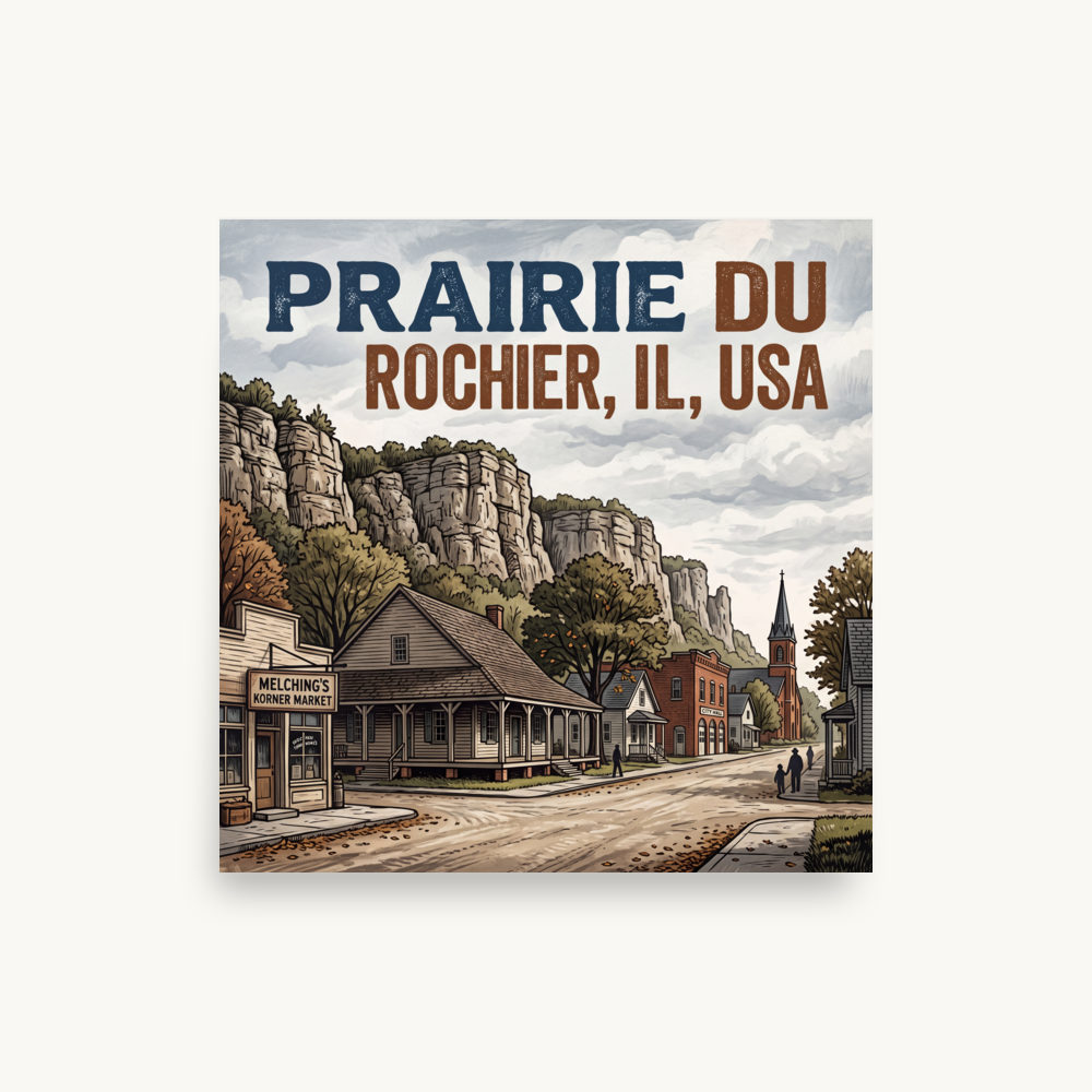 Prairie du Rocher, IL Poster