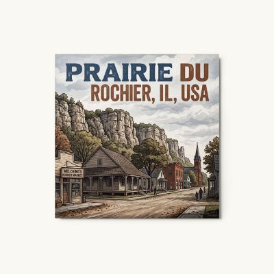 Prairie du Rocher, IL Metal Print