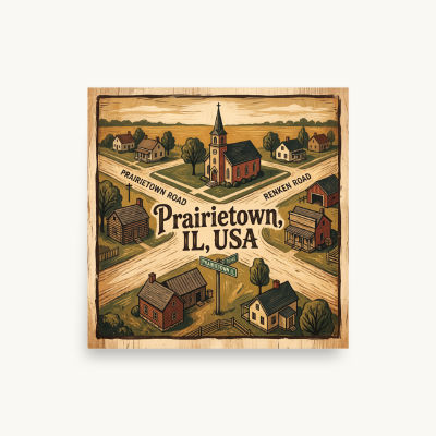 Prairietown, IL Poster