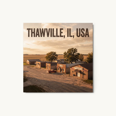 Thawville, IL Metal Print