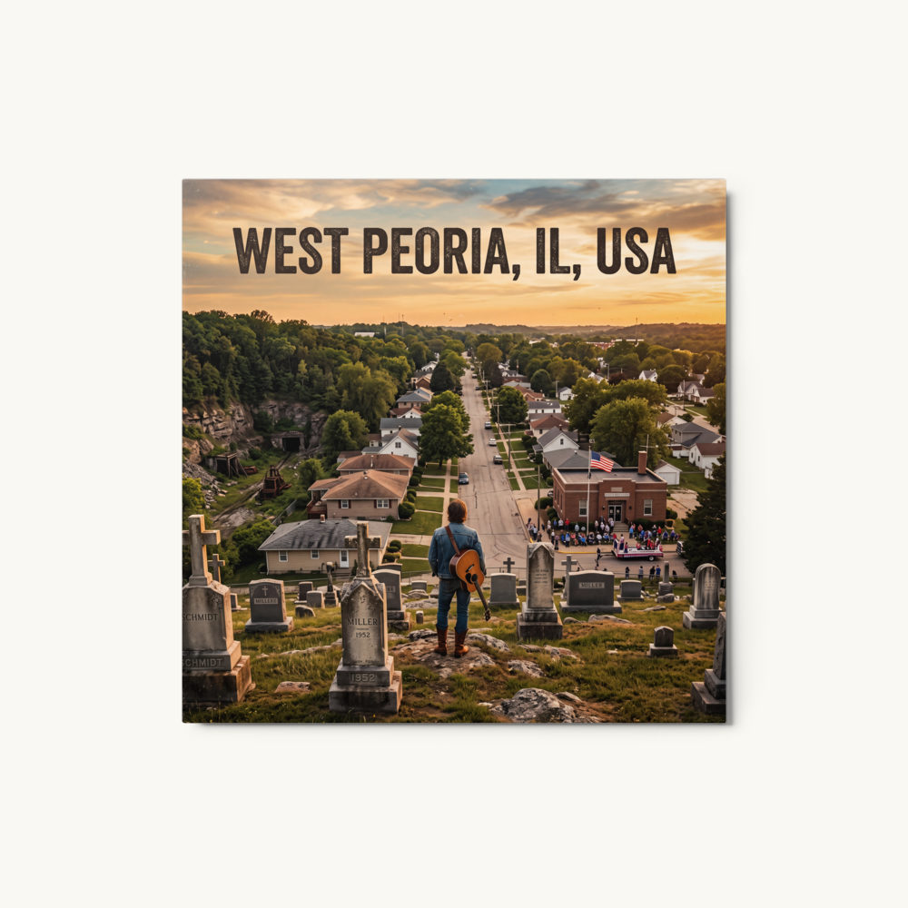 West Peoria, IL Metal Print
