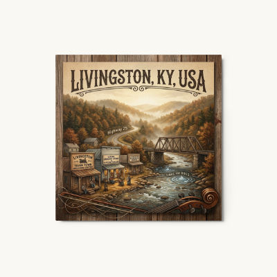 Livingston, KY Metal Print