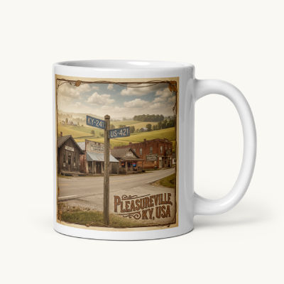 Pleasureville, KY Coffee Mug