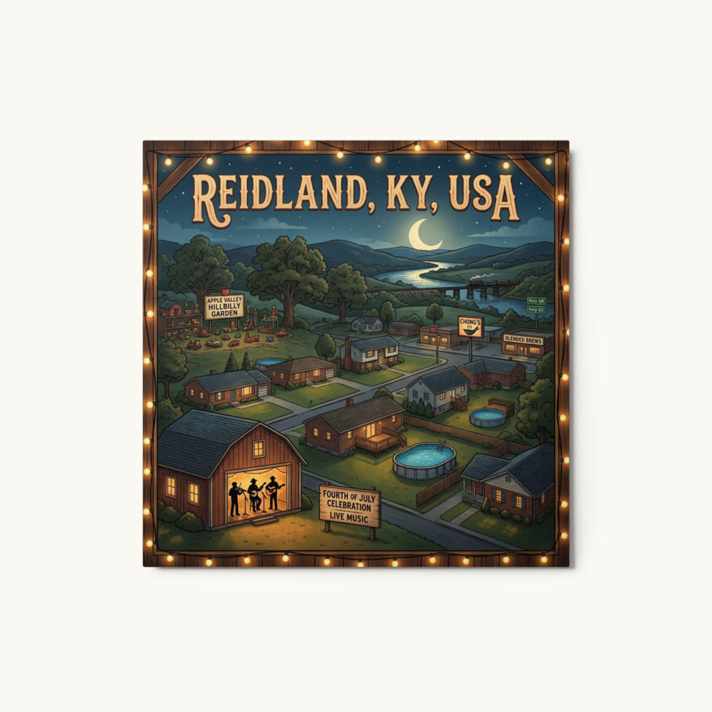 Reidland, KY Metal Print