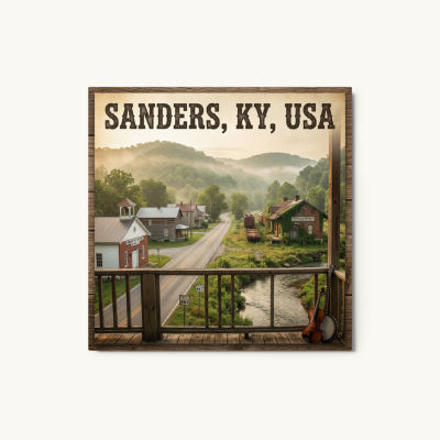 Sanders, KY Metal Print