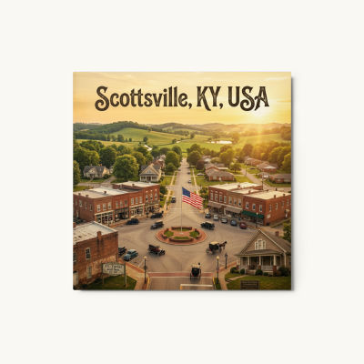 Scottsville, KY Metal Print