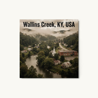 Wallins Creek, KY Metal Print