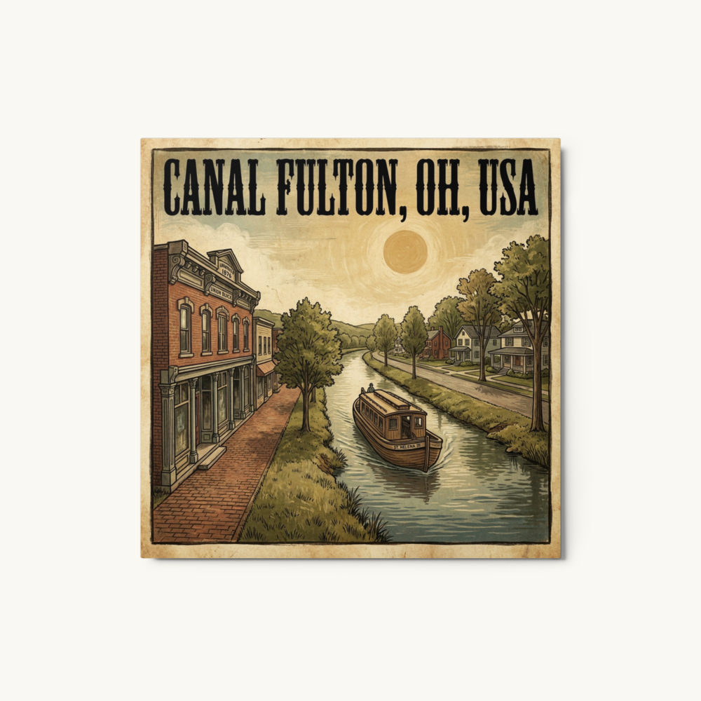 Canal Fulton, OH Metal Print