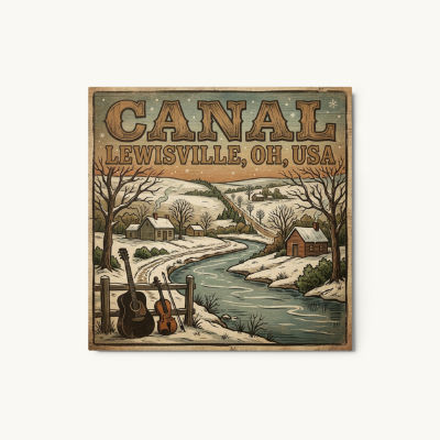Canal Lewisville, OH Metal Print